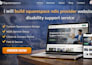 build squarespace ndis provider website disability support service website